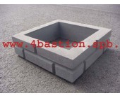 Производство бетонных заборов. Блок Столба БС Кирп